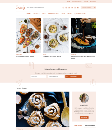 Cookely - WordPress recipe theme