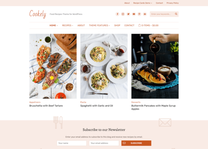 Cookely - WordPress recipe theme