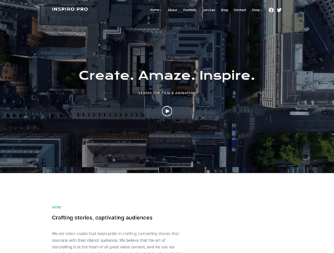 Inspiro Blocks Pro - WordPress block theme