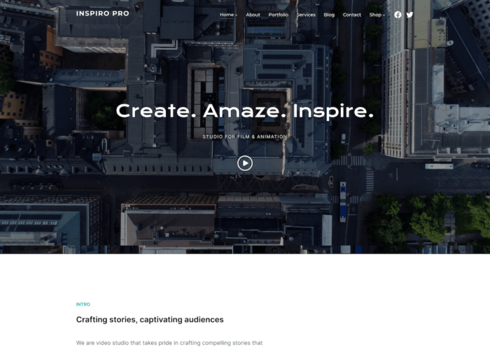 Inspiro Blocks Pro - WordPress block theme