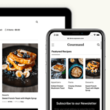 CookBook theme mobile