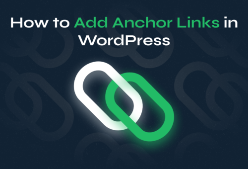 How to Add Anchor Links in WordPress